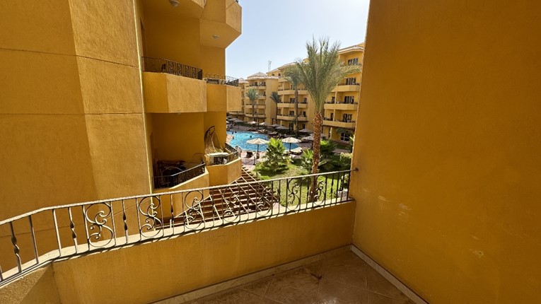 1 Schlafzimmer-Wohnung mit großen Balkon und Poolblick, Hurghada, Ägypten